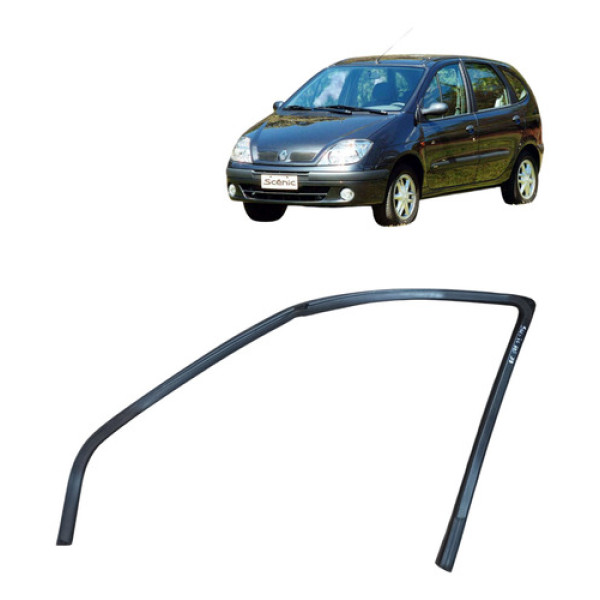 Borracha Canaleta Dianteira Scenic 2003 2009 Direita