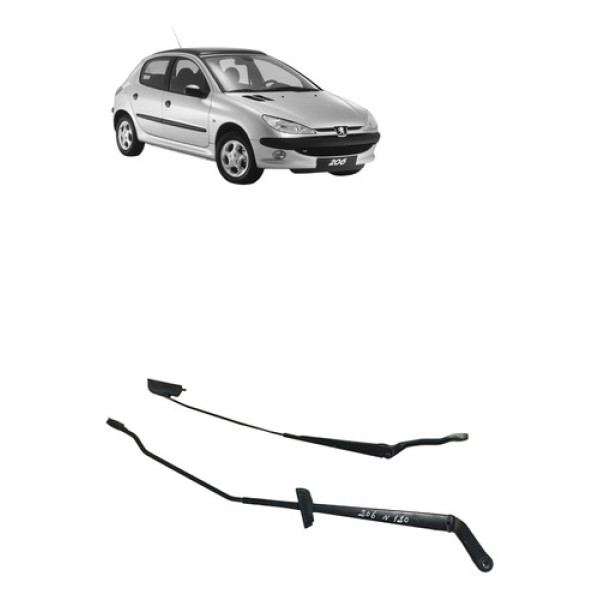 Par Braco Haste Limpador Parabrisa Peugeot 206 2003 2008