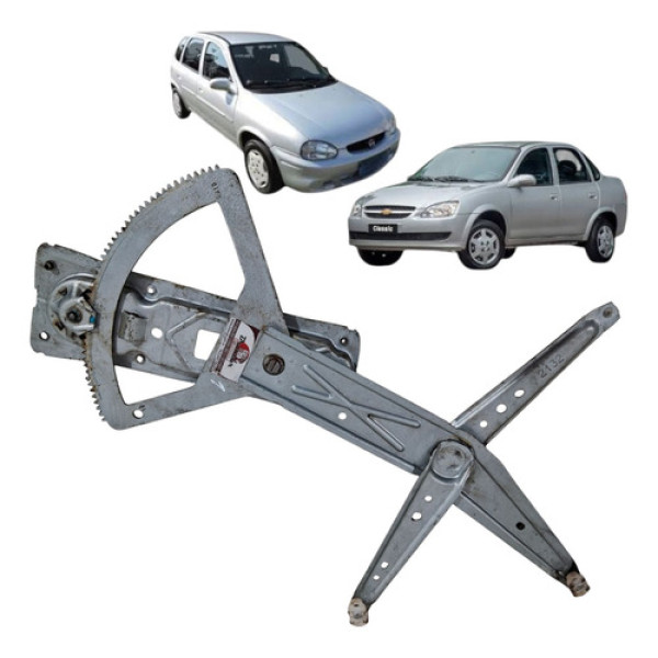 Maquina Vidro Manual Dianteira Corsa 1994 2016 Direita