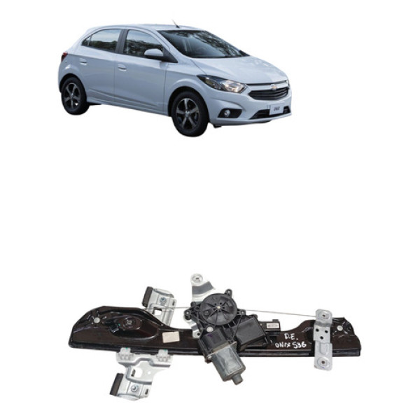 Maquina Vidro Eletrico Dianteira Onix 2013 2019 Esquerdo