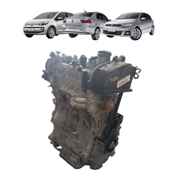 Motor Parcial Gol G7 G8 Voyage Up 1.0 12v 3cl Flex 2016 2023