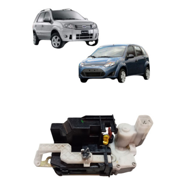 Fechadura Eletrica Porta Traseira Fiesta 2003 2012 Direita