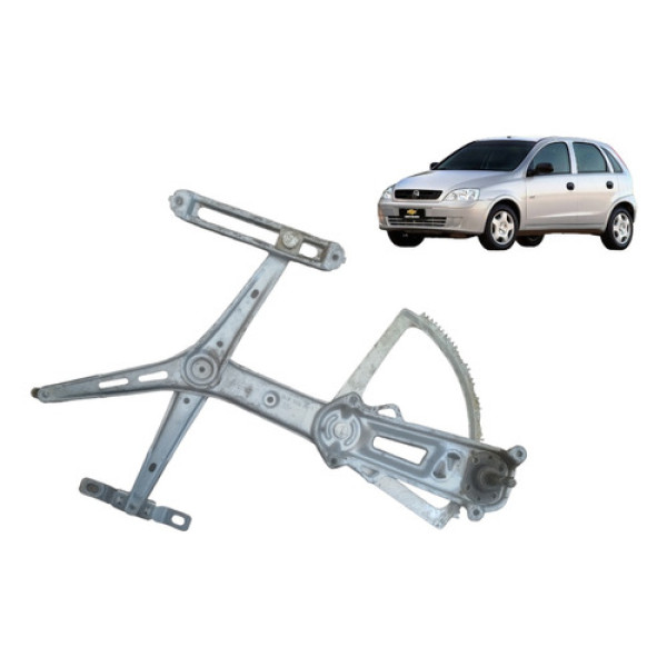 Máquina Vidro Manual Dianteiro Corsa 2002 2012 Direito 