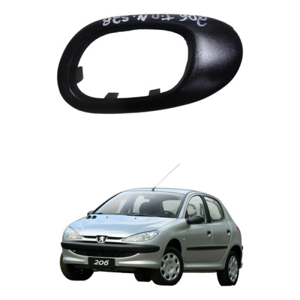 Moldura Maçaneta Interna Traseira Direita Peugeot 206