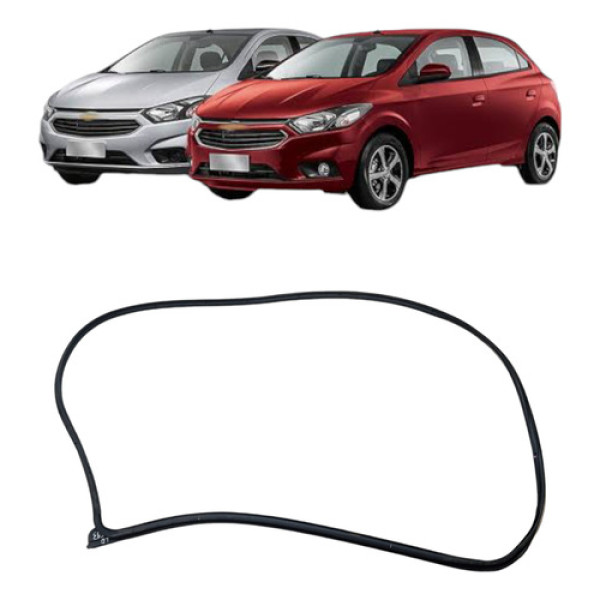 Borracha Porta Dianteira Direita Prisma Onix 2013 A 2019