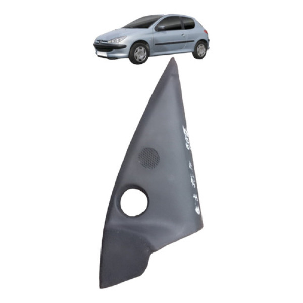 Acabamento Retrovisor Peugeot 206 2001 A 2010 Direito
