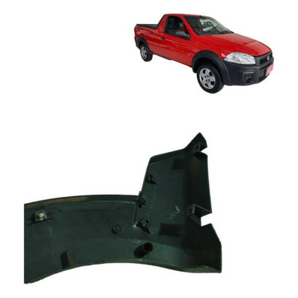 Moldura Paralama Strada 2014 A 2020 Traseiro Esquerdo