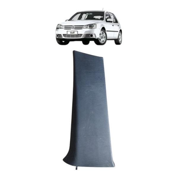 Moldura Coluna Central Esquerdo Volkswagen Golf 2008 2013