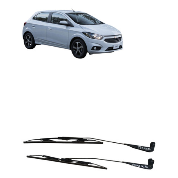 Par Braco Limpador Parabrisa Onix 2013 2019