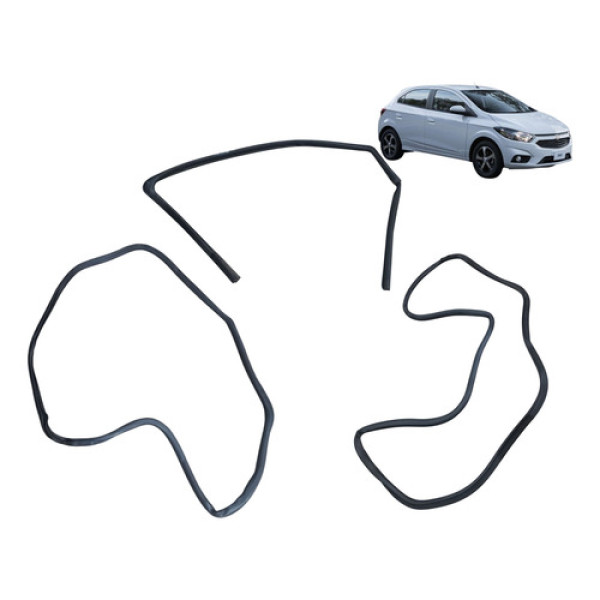 Kit Borracha Porta Traseira Onix 2013 2019 Direita