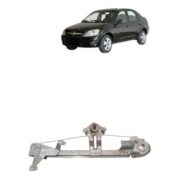 Maquina Vidro Manual Porta Traseira Prisma 2009 Esquerda