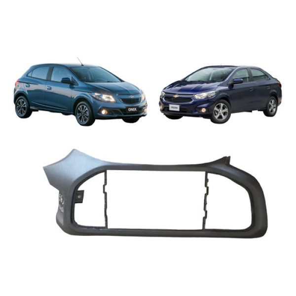 Moldura Painel Central Prisma Onix 2013 A 2019