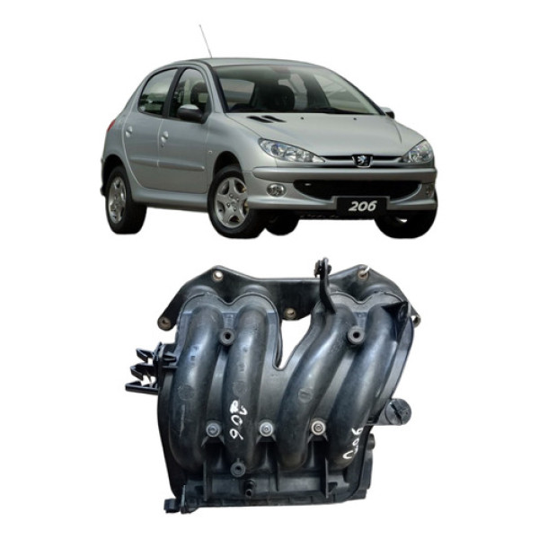 Coletor Admissão Peugeot 206 1.4 Flex 2004 A 2006