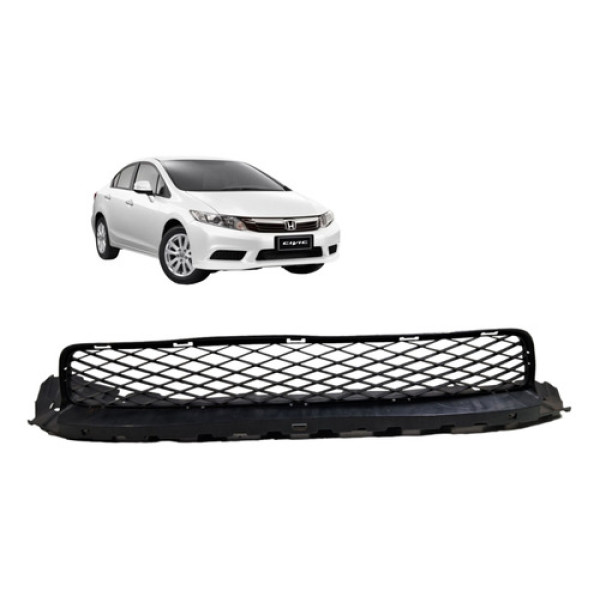 Grade Inferior Parachoque Honda Civic 2012 A 2016