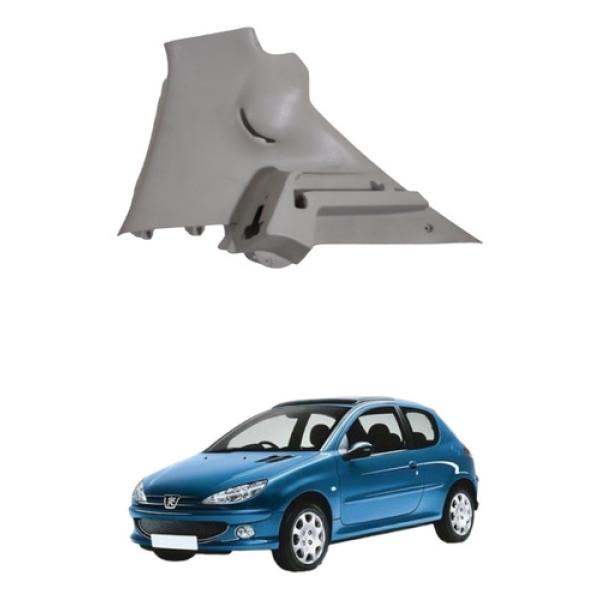 Suporte Bagagito Tampão Direito Peugeot 206 2004 A 2008