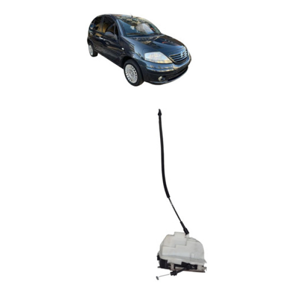 Fechadura Eletrica Porta Traseira Citroen C3 2008 Direita
