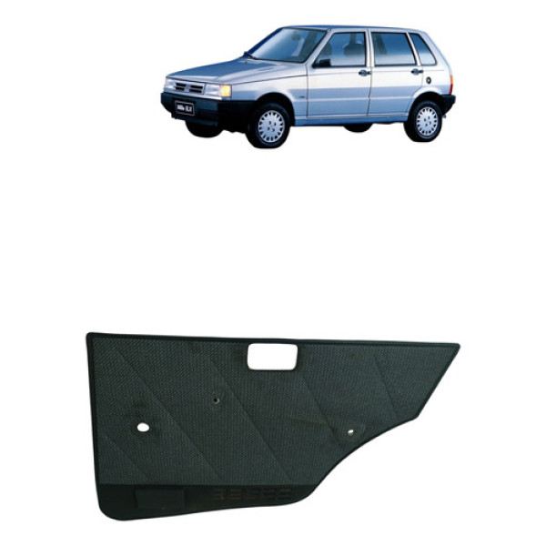 Forro Porta Traseira Uno 1995 1999 Direita 4 Portas