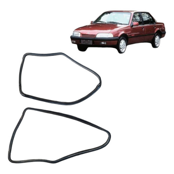 Borracha Vidro Traseiro Direito Esquerdo Monza 1991 1996