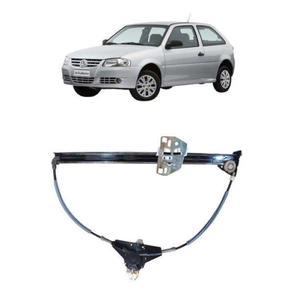Maquina Vidro Manual Dianteira Gol G4 2p 2005 2014 Direita