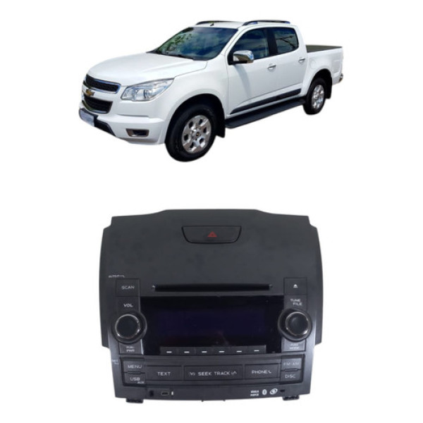 Rádio Cd Player Bluetooth Chevrolet S10 Ltz 2013