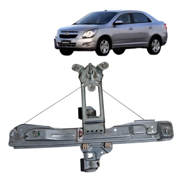 Maquina Vidro Manual Traseira Cobalt 2011 2020 Esquerdo