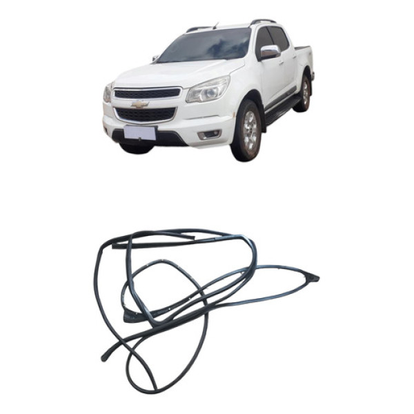 Kit Borracha Porta Dianteira Direita S10 