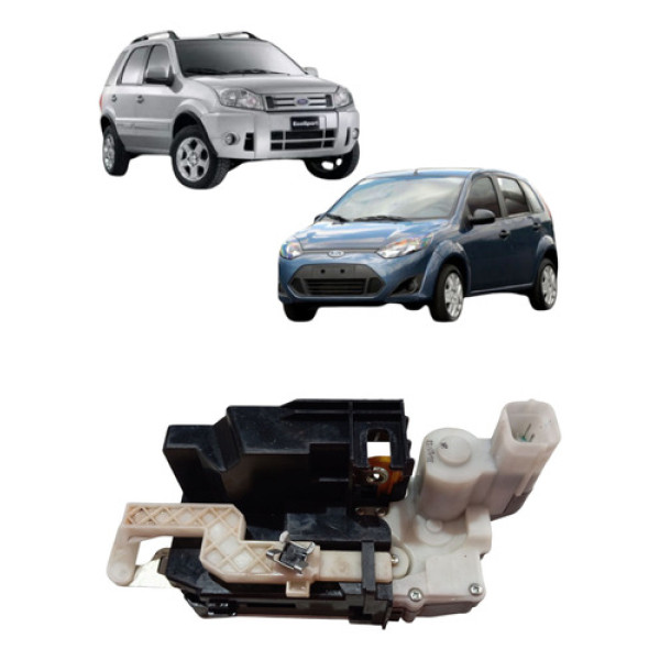 Fechadura Eletrica Porta Traseira Fiesta 2003 2012 Direita