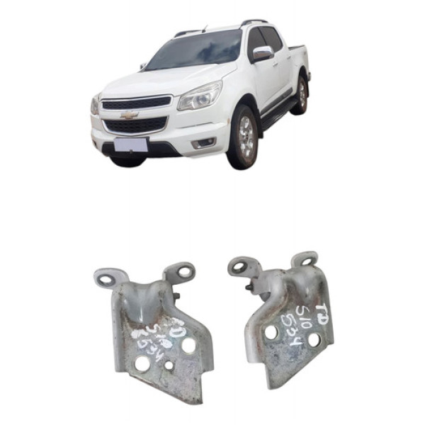 Par Dobradica Porta Traseira Direita S10 2013 A 2016