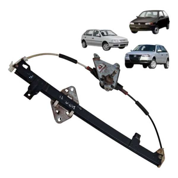 Maquina Vidro Manual Traseiro Gol G2 G3 G4 1994 2014 Direito