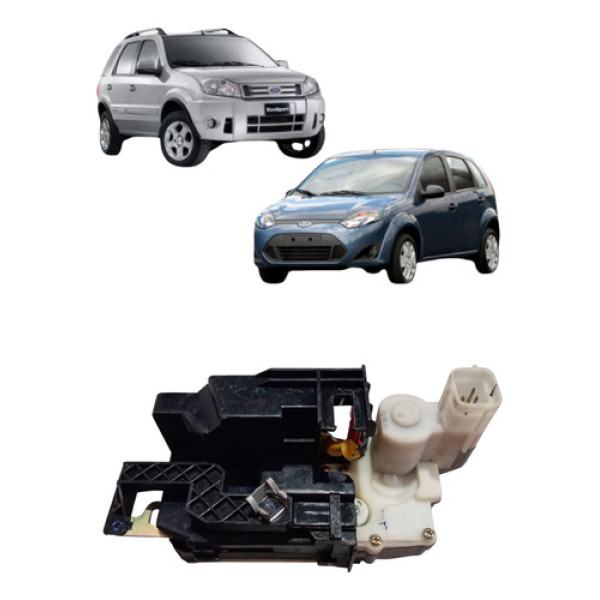 Fechadura Eletrica Porta Traseira Fiesta 2003 2012 Direita