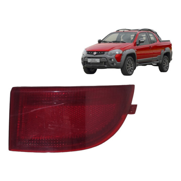 Refletor Do Parachoque Traseiro Esquerdo Fiat Strada 14 A 18