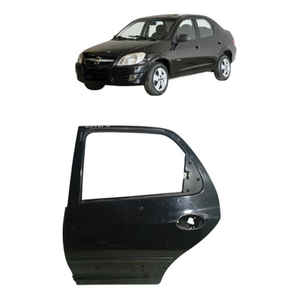 Porta Traseira Prisma 2006 2012 Esquerda