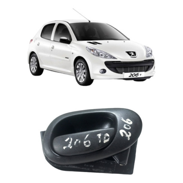 Maçaneta Interna Peugeot 206 Direito 2008/2013