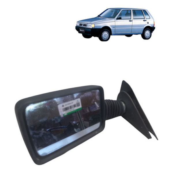 Retrovisor Manual Uno 1995 1999 Esquerdo