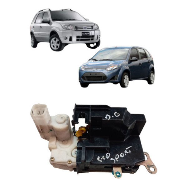 Fechadura Eletrica Porta Dianteira Fiesta 2003 2012 Esquerda