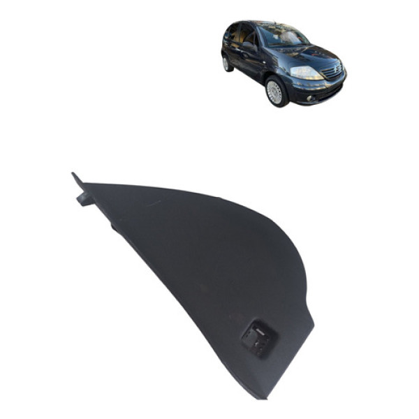 Acabamento Tampa Lateral Painel Citroen C3 2003 2012 Direito