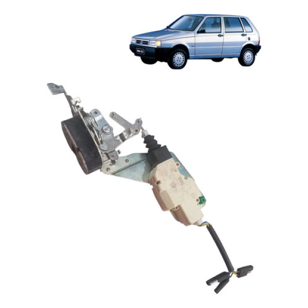 Fechadura Elétrica Dianteira Fiat Uno 1992 2002 Direito