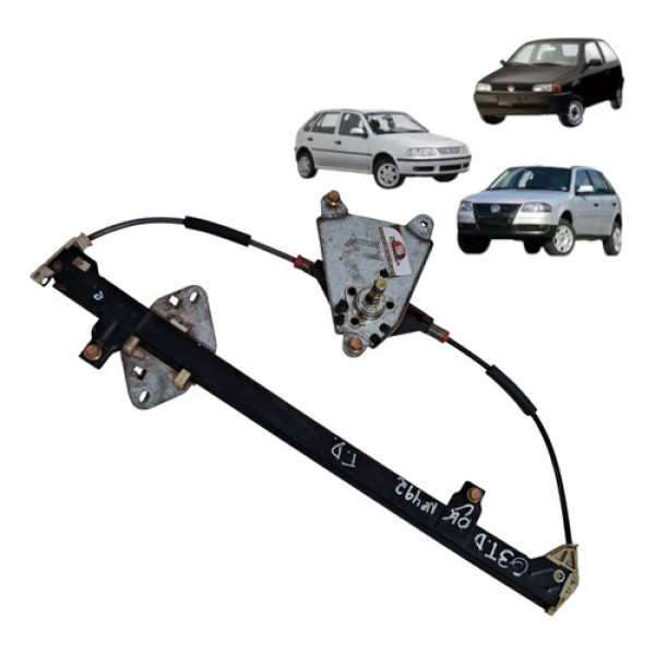 Maquina Vidro Manual Traseiro Gol G2 G3 G4 1994 2014 Direito