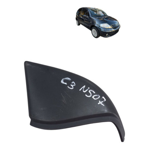 Moldura Retrovisor Citroen C3 2003 2012 Esquerdo