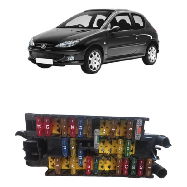 Caixa Fusíveis Interna Peugeot 206 1.6 2003 A 2010