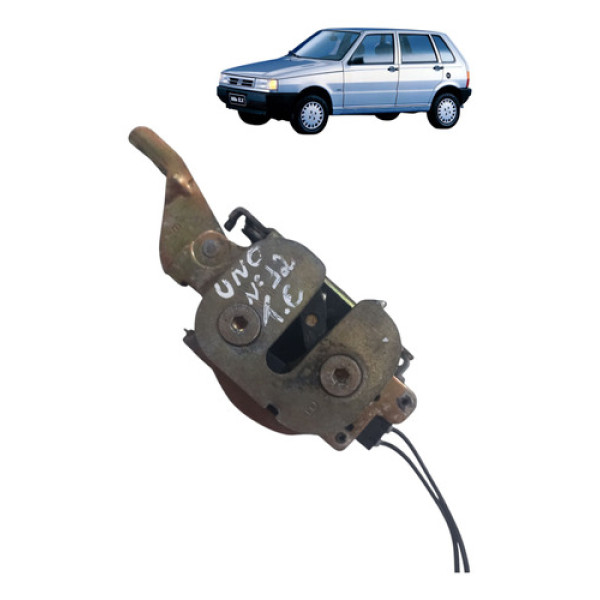 Fechadura Manual Traseira Uno 1988 2009 Esquerda
