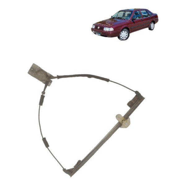 Máquina Vidro Manual Dianteiro Esquerdo Vw Santana 90 A 05