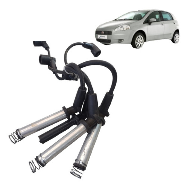 Jogo Cabo Velas Fiat Punto 2008 2017