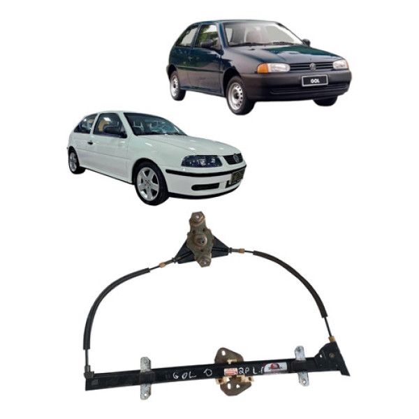 Máquina Vidro Manual Direita Gol G2 G3 1996 A 2005