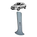 Acabamento Coluna Central Esquerdo Renault Logan 2007 A 2013