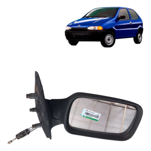 Retrovisor Manual Palio 1996 2000 Direito 2 Portas
