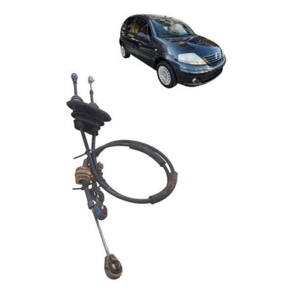 Cabo Seletor Marcha Citroen C3 2003 2012