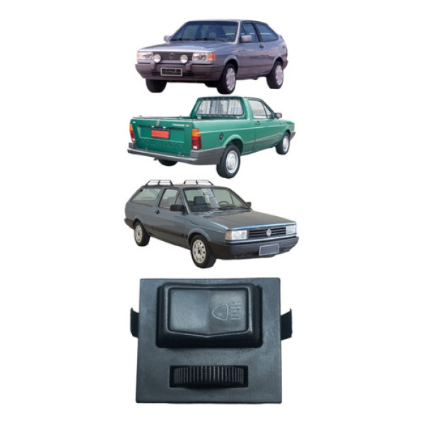 Botão Chave Luz C/reostato Volkswagen Gol 1984/1995