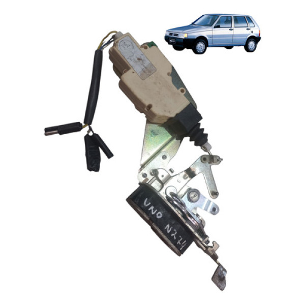 Fechadura Elétrica Dianteira Fiat Uno 1992 2002 Esquerdo