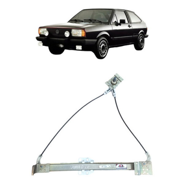 Máquina Vidro Manual Direito Gol Quadrado 1987 A 1994